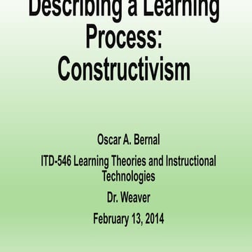 Module 3 assignment: Describing a Learning Process 