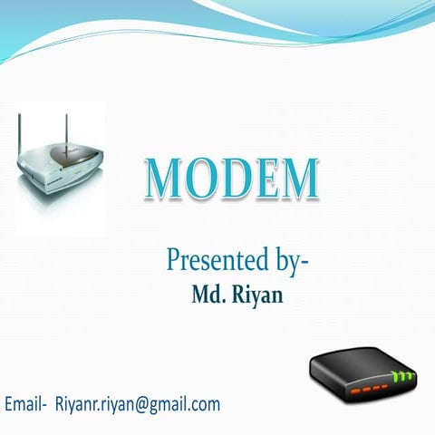 Introduction to modem
