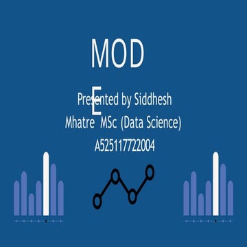 Mode STATS PPT IMPORTANT very much CONCEPT