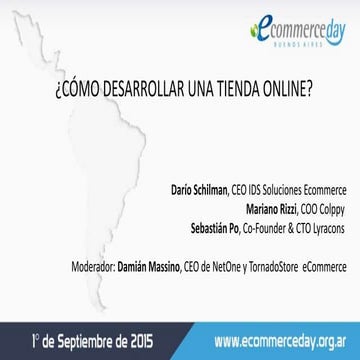 Como implementar una plataforma Ecommerce - Ecommerce Day 2015