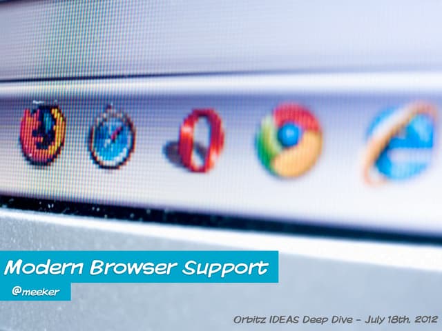 Modern Browser Support