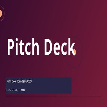 Modern Gradient Startup Pitch Deck PowerPoint Presentation and Google Slides ...