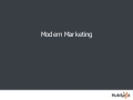 Modern Marketing