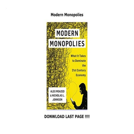 Modern Monopolies