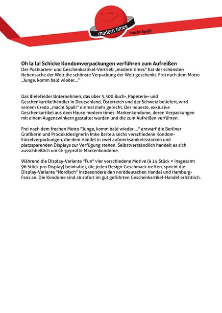 modern times Presseinfo Kondome.pdf
