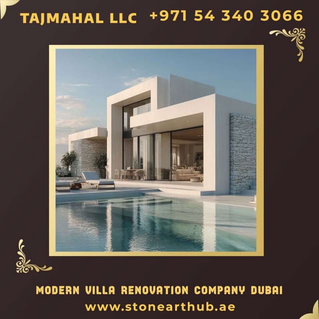 Villa Renovation Architecture in Dubai - ☎ +971 54 340 3066 | PDF