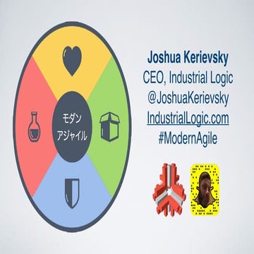 Modern Agile Keynote at Agile Japan 2017