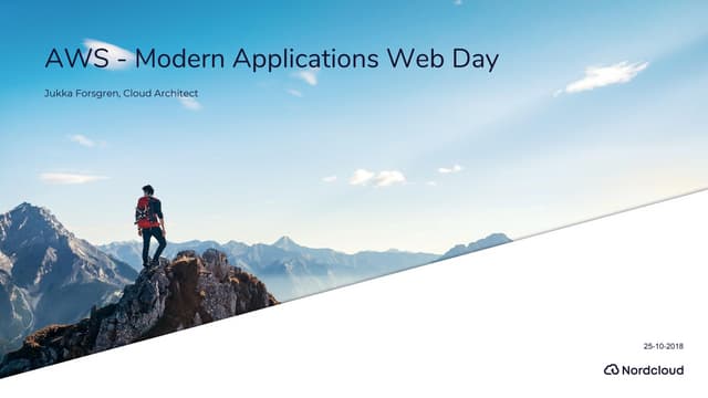 Modern Applications Web Day | Continuous Delivery to Amazon EKS with Spinnaker
