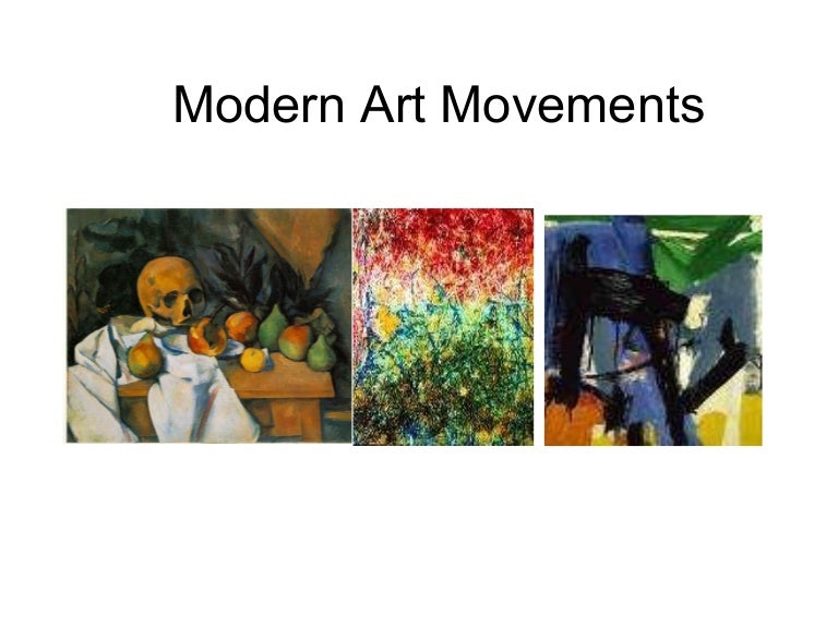 Modern art movements