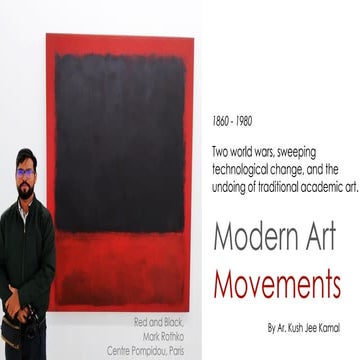 Modern Art Movements (by Ar Kush Jee Kamal)