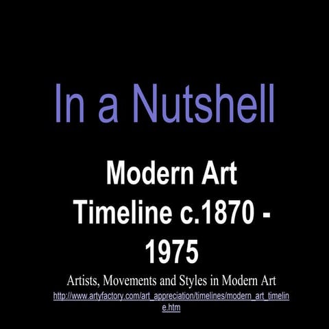 Modern art timeline PPT copy.pptx