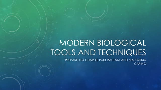 RESEARCH- Laboratory techniques and methods | PPTX