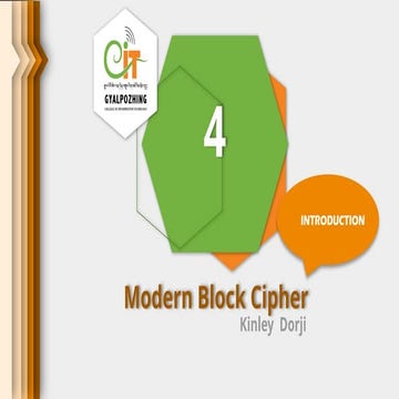 Modern block cipher | PPTX
