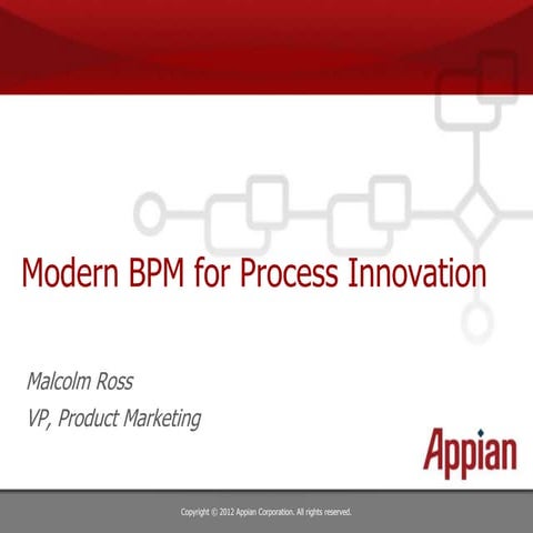 Modern BPM for Process Innovation