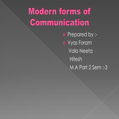 Modern business communication tools