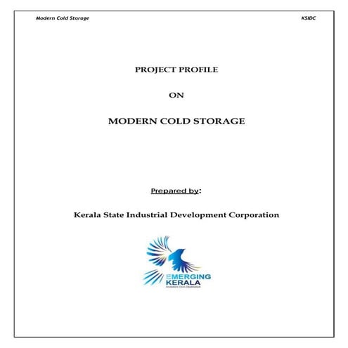 Modern cold storage ksidc | PDF