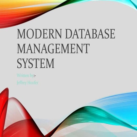 Modern database management system chapter 1 | PPTX | Databases ...