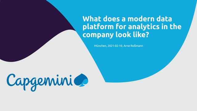 Modern Data Platforms 