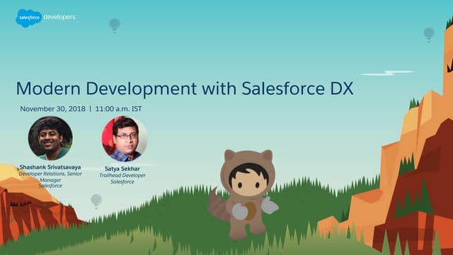 Modern Development with Salesforce DX