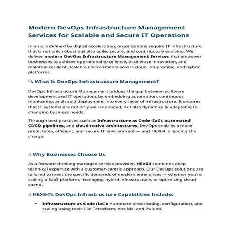 Modern DevOps Infrastructure Management Services for Scalabl.docx