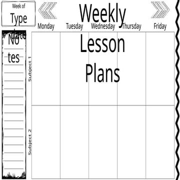 Whimsical Digital Lesson Plans.pptx Calendar | PPTX