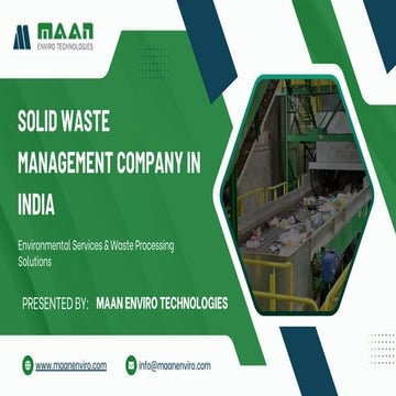 Sustainable Solid Waste Management Solutions for a Cleaner India