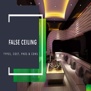 Modern False Ceiling
