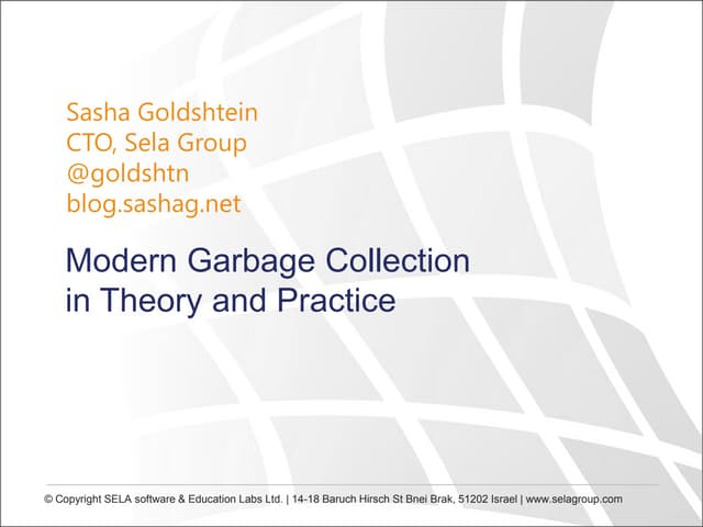 A History of Modern Garbage Collection Techniques