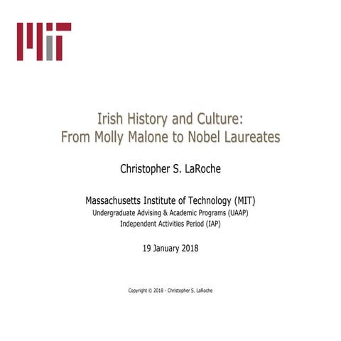 Irish History and Culture