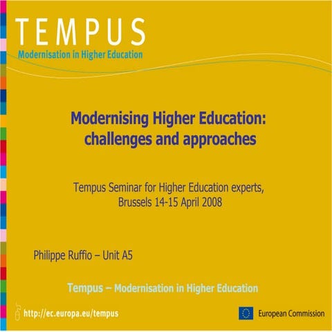 Modernising Higher Education   Philippe Ruffio