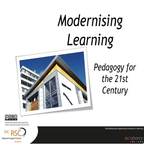 Modernising Learning - an overview