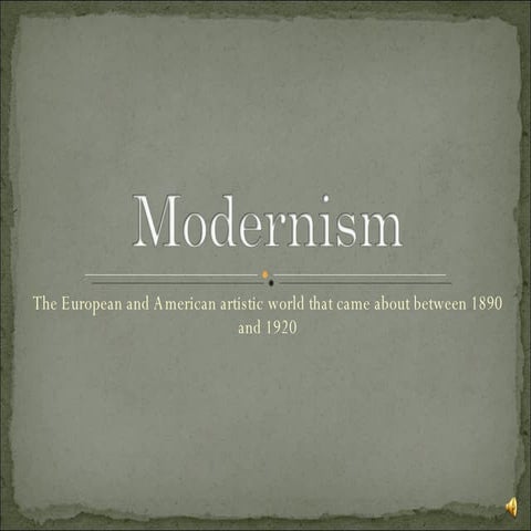 Modernism