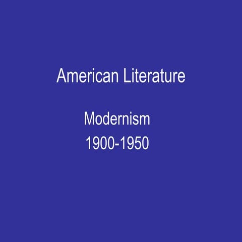 Modernism