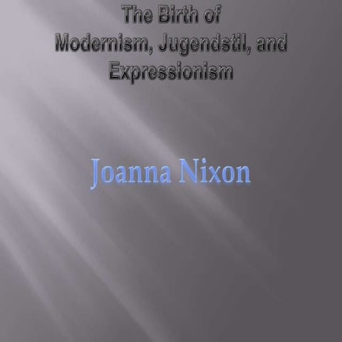 Modernism And Post Modernism