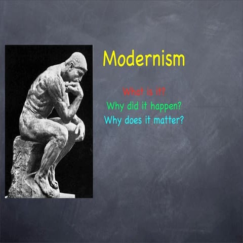 Modernism Lecture