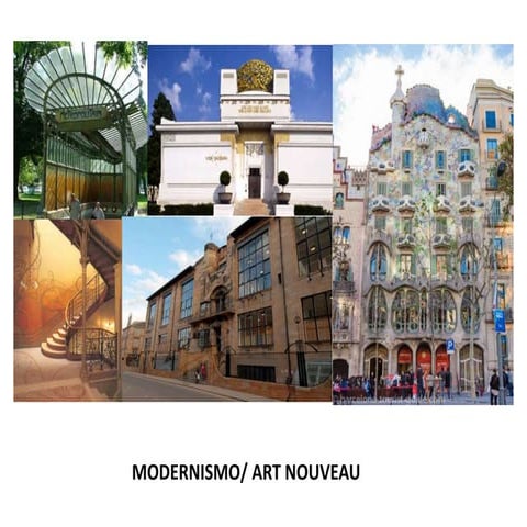 El Modernismo y la arquitectura modernista