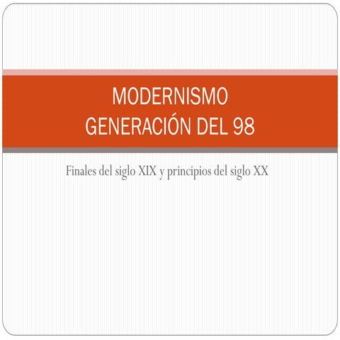 Modernismo g98