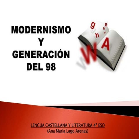 Modernismo y generación del 98