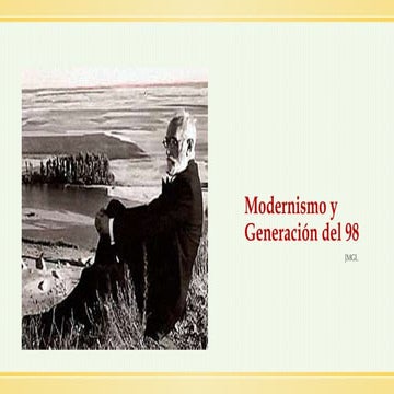 Modernismo y generación del 98