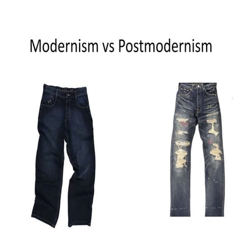 Modernism vs postmodernism (3)