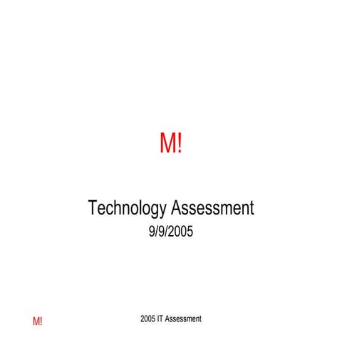 Modernista it assesment