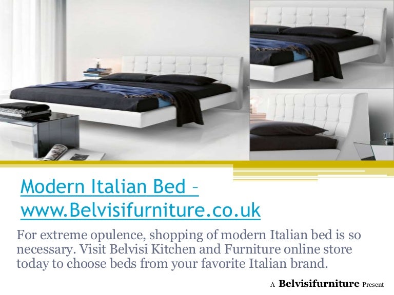 Modern Italian Bed Www Belvisifurniture Co Uk
