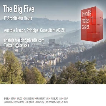 The Big Five - IT Architektur Heute