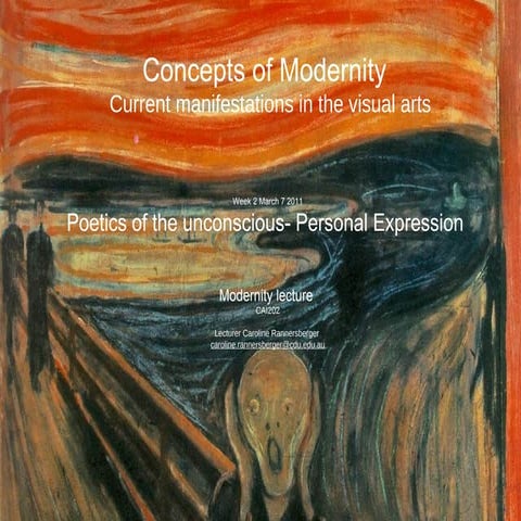 Modernity lecture 2 2011