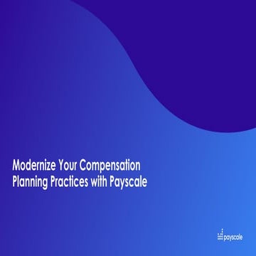 Webinar - Unlock Efficiency and Collaboration with Payscale ...