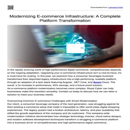 Modernizing E-commerce Infrastructure A Complete Platform Transformation.pdf