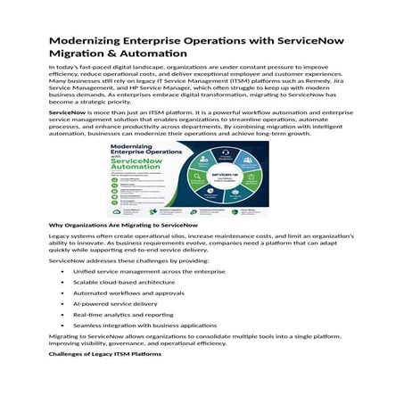 ServiceNow Testing Checklist: A Complete 2026 QA Guide | PDF