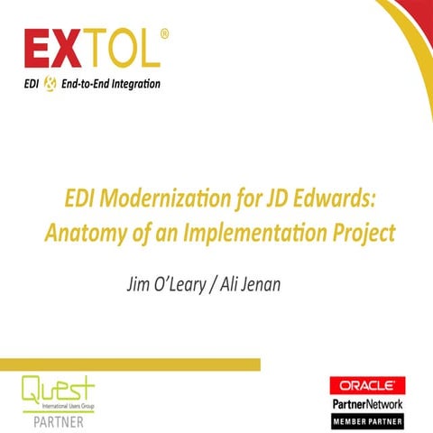 EDI Modernization for JD Edwards: Anatomy of an Integration Project