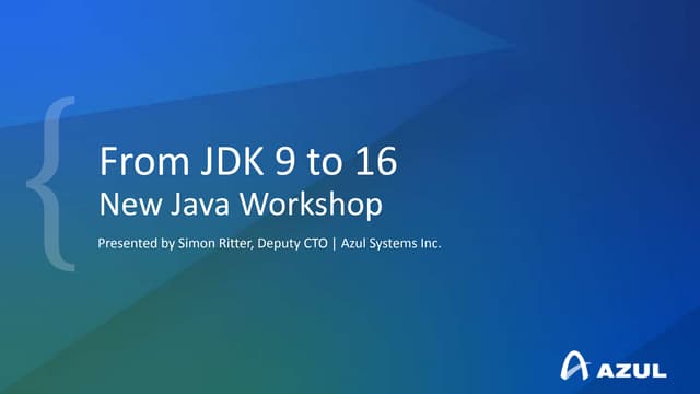Modern Java Workshop