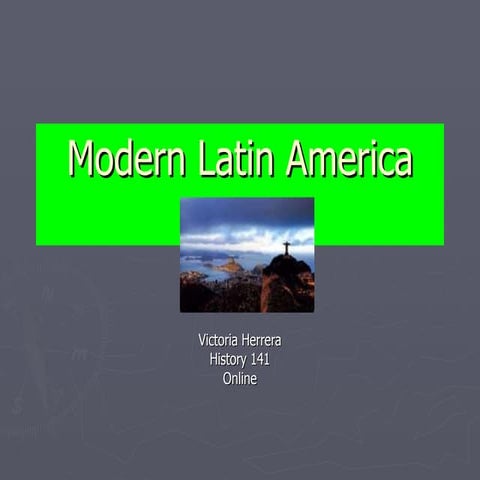 Modern latin america